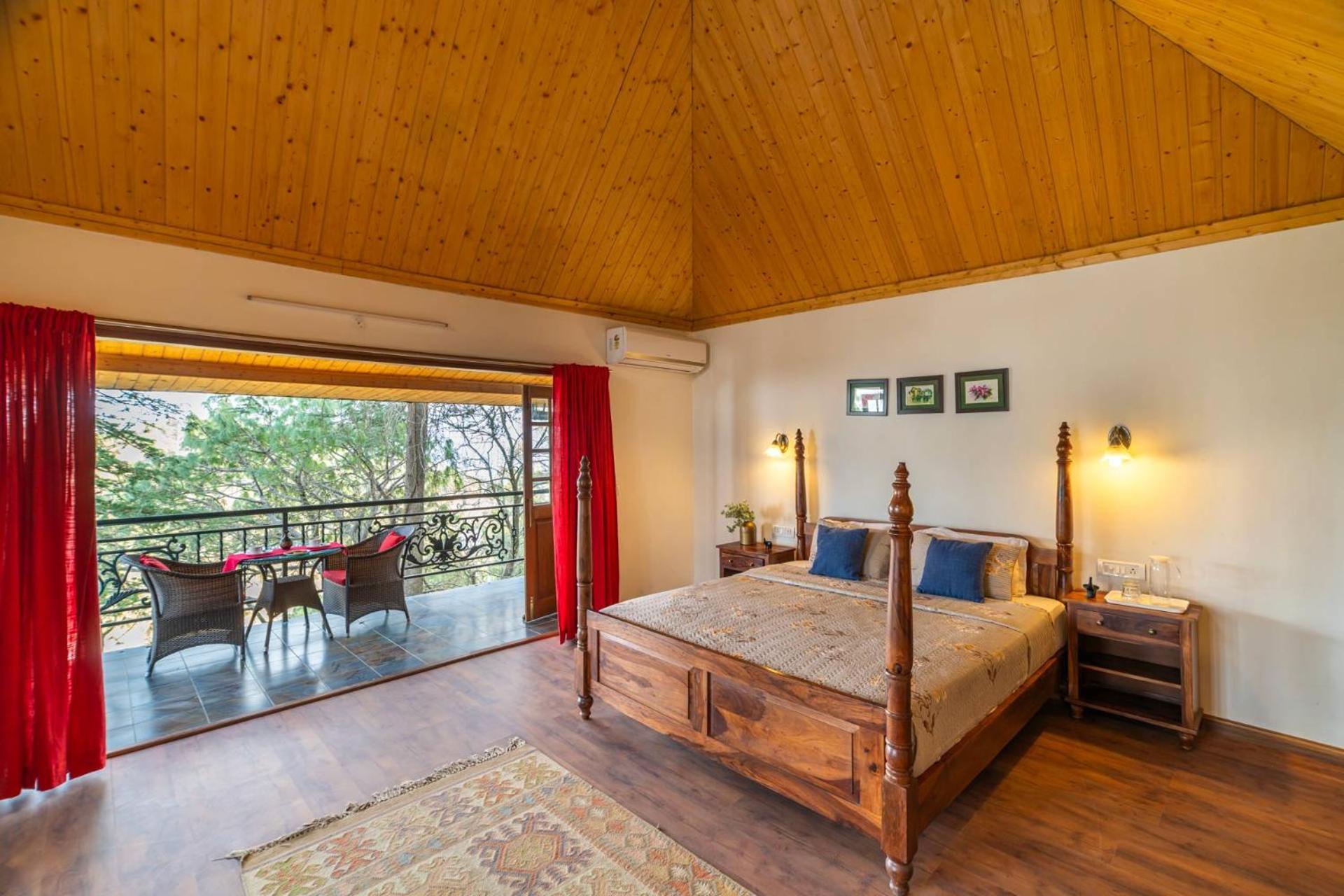 Stayvista At Paris Villa With Pvt Pool & Valley View Kasauli Exteriér fotografie